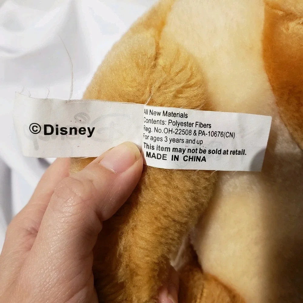 disney bambi stuffed animal deer plush toy vintage‎ laying down
